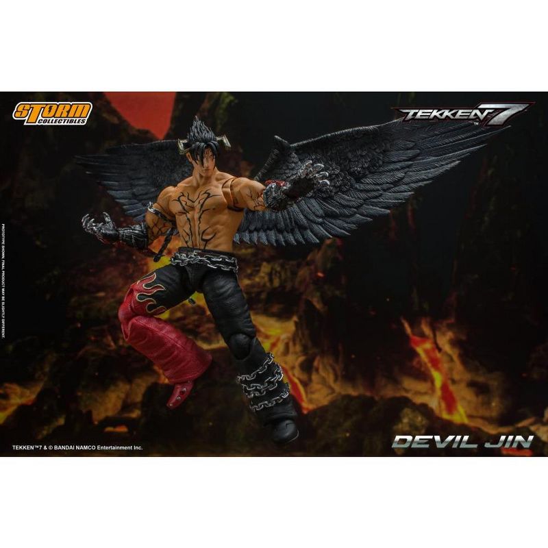 Devil Jin 1:12 Scale Figure I Tekken | Storm Collectibles Action figures, 5 of 6