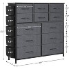 Dresser for Bedroom with 12 Drawer, Dressers & Chests of Drawers for Hallway, Entryway, Storage Organizer Unit with Fabric - 3 of 4