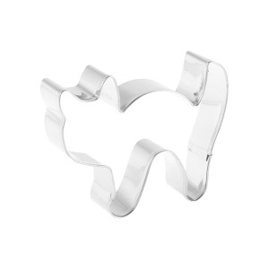 Unique Bargains Cookie Mould Cutter Cat-Shaped Dishwasher Safe Stainless Steel Silver Tone 1Pcs - 1 of 4