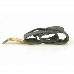 Lehman's Finger Loop Handheld Corn Husking Peg Adjustable Leather Strap - 1 of 1