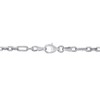 EVERLY JEWELRY |Figaro Rolo Chain Bracelet in Silver - Multiple Metal Color Options - 2 of 4