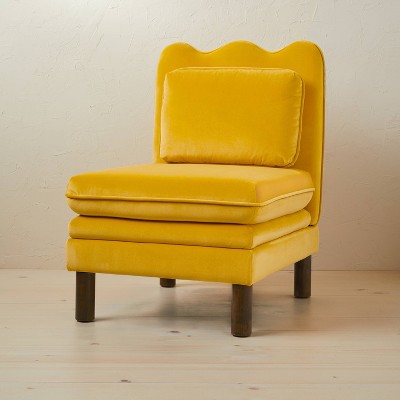 Bencia Slipper Chair Mustard - Opalhouse™ designed with Jungalow™