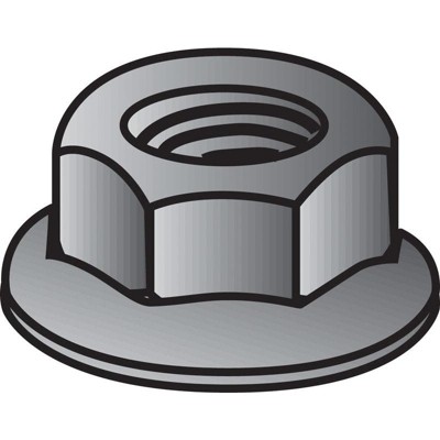 Hillman 5/16 In. Zinc-plated Steel Uss Whiz Lock Nut 100 Pk : Target