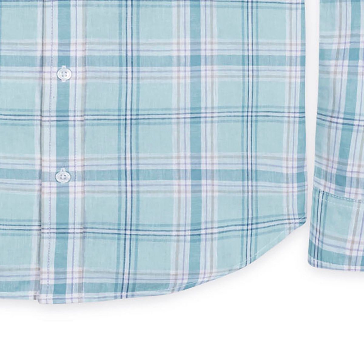 Hope & Henry Mens' Linen Long Sleeve Button Down Shirt - thumbnail 3