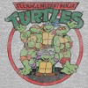 Juniors Womens Teenage Mutant Ninja Turtles Distressed Ninjas Circle T-Shirt - image 2 of 4