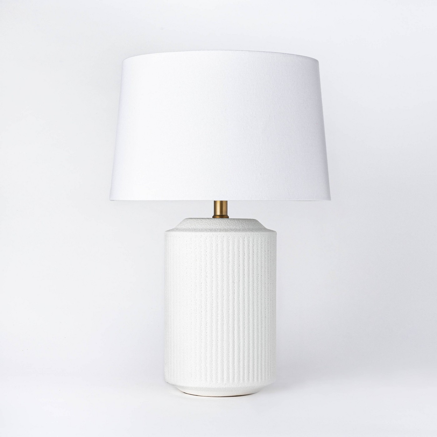 24"x16" Ceramic Assembled Table Lamp White by Threshold x Studio McGee