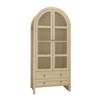 ORRD 70.28" Tall Arched Kitchen Pantry - Modern Farmhouse Storage Cabinet with Adjustable Shelves & Acrylic Doors - 4 of 4