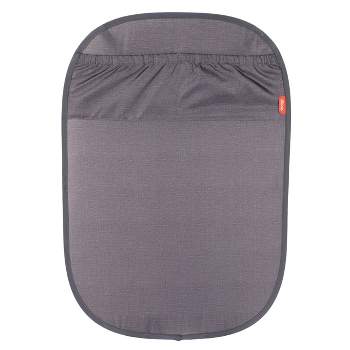 Diono Stuff 'N Scuff XL Kick Mat Back Seat Protector, Storage Pocket, 100% Water Resistant, Gray