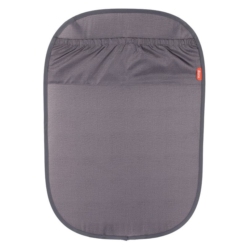 Diono Stuff 'N Scuff XL Kick Mat Back Seat Protector, Storage Pocket, 100% Water Resistant, Gray, 1 of 6