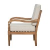 Christopher Knight Home Robbyn Outdoor Acacia Wood Club Chairs with Cushions - 4 of 4
