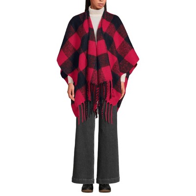 Lands' End Women's Brushed Boucle Ruana