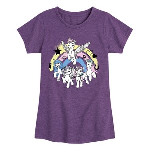 Girls' - My Little Pony - Empowerment Group Fitted Short Sleeve Graphic T-Shirt - 1 of 4