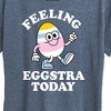 Women's - Instant Message - Feelin Eggstra Short Sleeve Graphic T-Shirt - 2 of 4