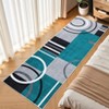 Washable Area Rug Modern Geometric Accent Rug, Non-Slip Contemporary Floor Mat - 4 of 4