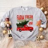 Simply Sage Market Women's Graphic Sweatshirt Farm Fresh Christmas Trees Truck - 3 of 4