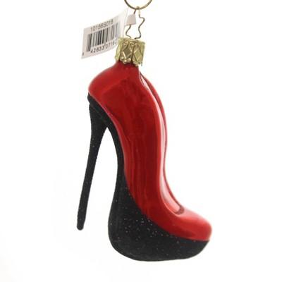 Inge Glas 3.5" Red Heels Ornament Stiletto Dress Up  -  Tree Ornaments