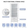 Freestanding Storage Cabinet, Tall Storage Cabinet with 2 Doors 2 Drawers Sturdy Storage Cabinet For Bathroom Kitchen Living Room Bedroom Storage - 4 of 4