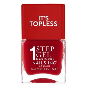 Nails.INC It’s Topless, 4-in-1 Base Coat, Treatment, Color and Top Coat 1-Step Gel Nail Polish - 0.47 fl oz - 1 of 4