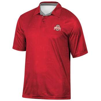 NCAA Ohio State Buckeyes Men's Tropical Polo T-Shirt