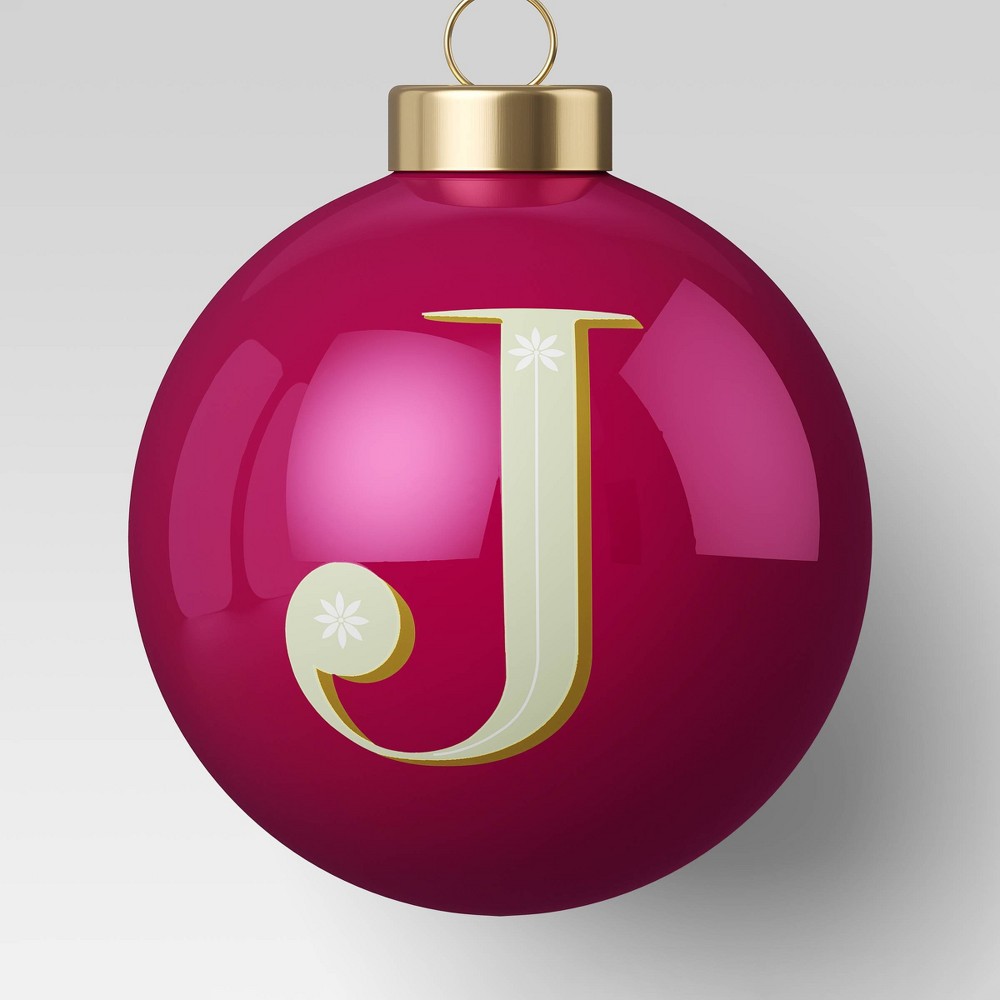 3" Monogram Ornament 'J' - Opalhouse