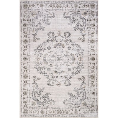Nuloom Ainara Splashguard Traditional Machine Washahble Area Rug