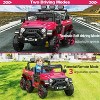 Coucheta 24V Kids Power Wheels Truck, 6-Wheel All-Terrain Ride-On Car with Parent Remote Control, 3 Speeds, Bluetooth Music - 3 of 4