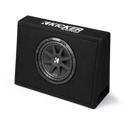  Kicker Single 10-Inch Comp 4 Ohm 150W Loaded Subwoofer Enclosure Box | 43TC104 