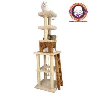 Armarkat Multi-Level Real Wood Cat Tower X8303 Cat Tree In Beige - 1 of 4