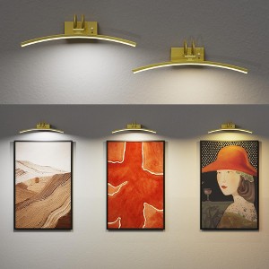 PAIHOME Arched Wall Sconce, Modern Lighting Fixture with Minimalist Design, Stylish Energy-Efficient Wall Sconce with Dimmable Glow for Hallway - 1 of 4