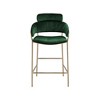 Meridian Furniture,Yara Green Velvet Counter Stool - 3 of 4