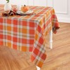 Solino Home Fall Buffalo Check Linen Tablecloth - 2 of 4