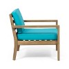 GDFStudio Antoine Outdoor Acacia Wood Club Chairs with Cushions (Set of 2) - 4 of 4