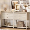 Tribesigns 63" Console Table, Modern Sofa Table with Drawers and Lower Shelf for Living Room, Entryway, Hallway, Foyer, Entrance - 2 of 4
