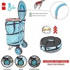 dbest products Bigger Cooler Trolley Dolly Insulated Folding Moroccan Tile Shopping Cart With Removable Bag Rolling Beach Tote Cooler - 2 of 4
