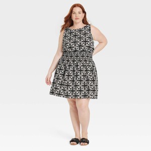Women's Linen Mini Sundress - Universal Thread™ - 1 of 3