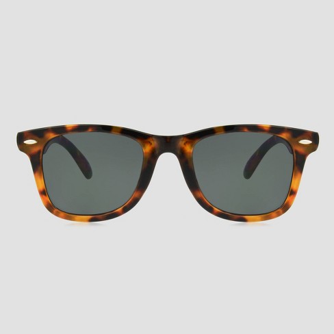 Men's Square Tortoise Shell Print Sunglasses - Original Use™ Brown
