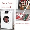 Christmas Runner Rug Washable Non-Slip Snowman Carpet, Soft Low Pile Decorative Kitchen Floor Mat for Bedroom or Entryway - 4 of 4