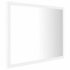 vidaXL LED Bathroom Mirror White 23.6"x3.3"x14.6" Acrylic - 4 of 4