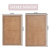 Home Weavers Luxury Collection 100% Cotton Tufted Bathroom Rug Set, Non-Slip Latex Bath Rug Set - 3 of 4