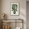 Art Remedy Green Vase I Minimalistic Botanical and Floral Art Prints Framed - 2 of 4