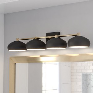 VAXCEL Belmont Mid Century Modern Dome Bathroom Vanity Light Fixture - 1 of 4