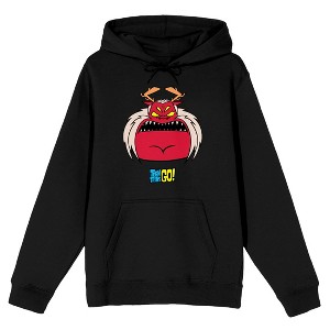 Teen Titans Go Trigon Men's Black Sweatshirt - 1 of 2