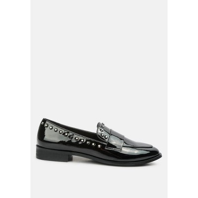 Emilia Patent Stud Penny Loafers
