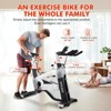 Exercise Bike for home, Indoor Cycling Bike Stationary, Quiet Magnetic Workout Bike with Comfortable Seat Cushion, 330LB Capacity, Digital Display - 2 of 4