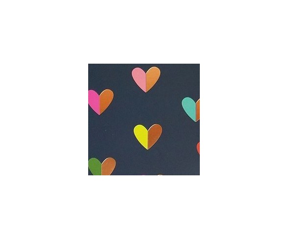 Two-Tone Hearts Spiral Notebook 1 Subject Wide Ruled - Traly