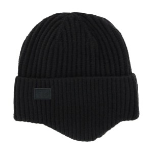 Angela & William Men's High Pile Fleece Lined Cable Knit Winter Beanie with Ear Flap - 1 of 3