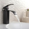 LunaLulinlk Bathroom sink faucet, single hole bathroom faucet, modern single handle lavatory faucet - 4 of 4