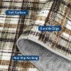 10'x13' Modern Runner Rug Non-Slip Washable, Low Pile Tartan Plaid Carpet for Kitchen Laundry Bathroom,Green - 4 of 4