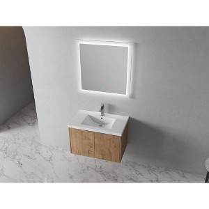 Wall Mount Bathroom Vanity With Sink Combo For Small Space Vanity Cabinet Gel Basin Countertop Floating Cabinet - 1 of 4