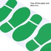 Unique Bargains Home Classroom Floor Stairs Decal PVC Footprint Sticker 8 Pairs - 4 of 4